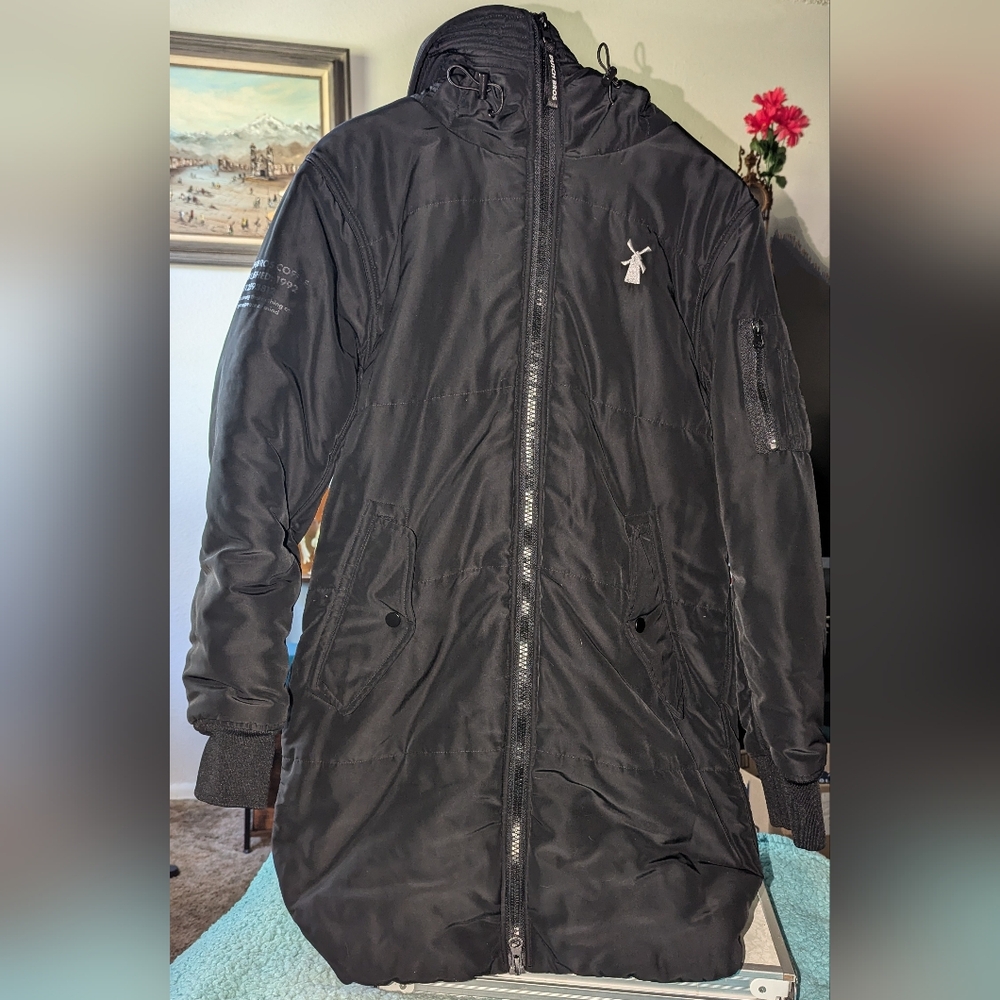 Men's Black Long Jacket